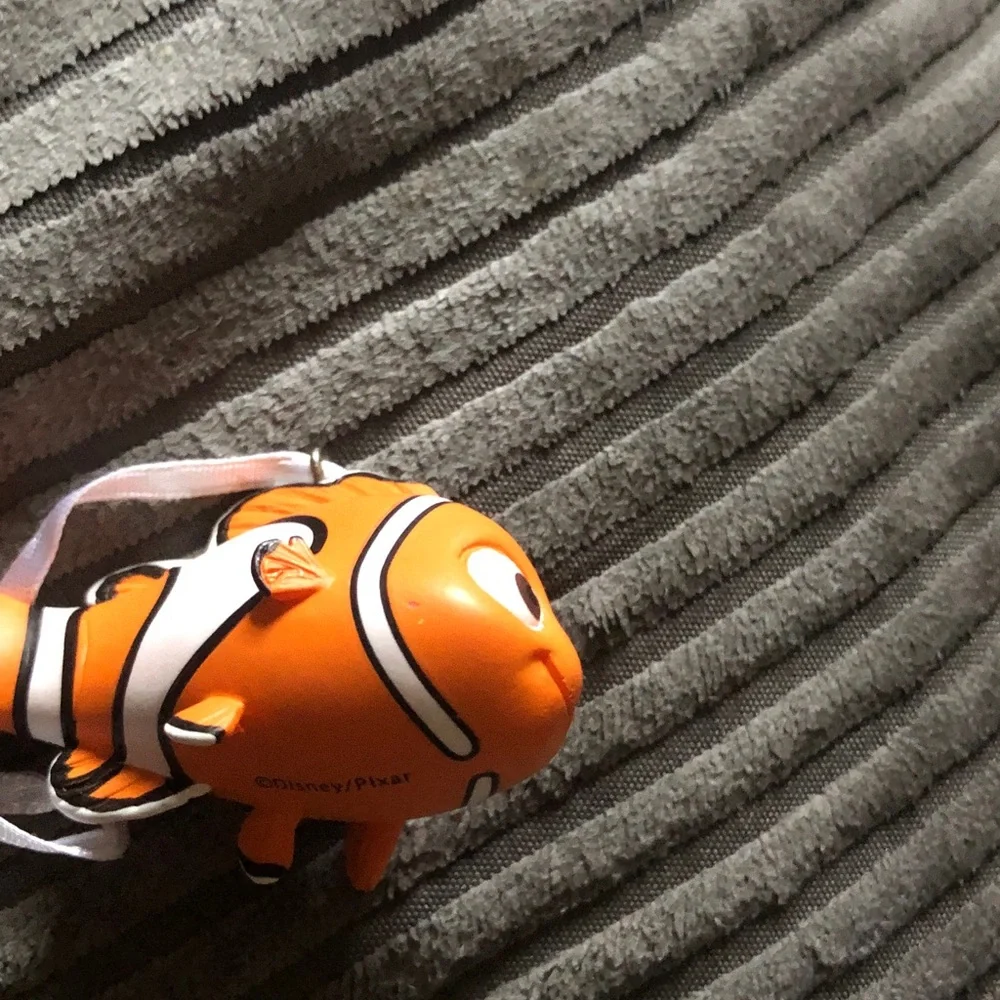 Orange White Clownfish Men's Novelty Socks - Unbranded